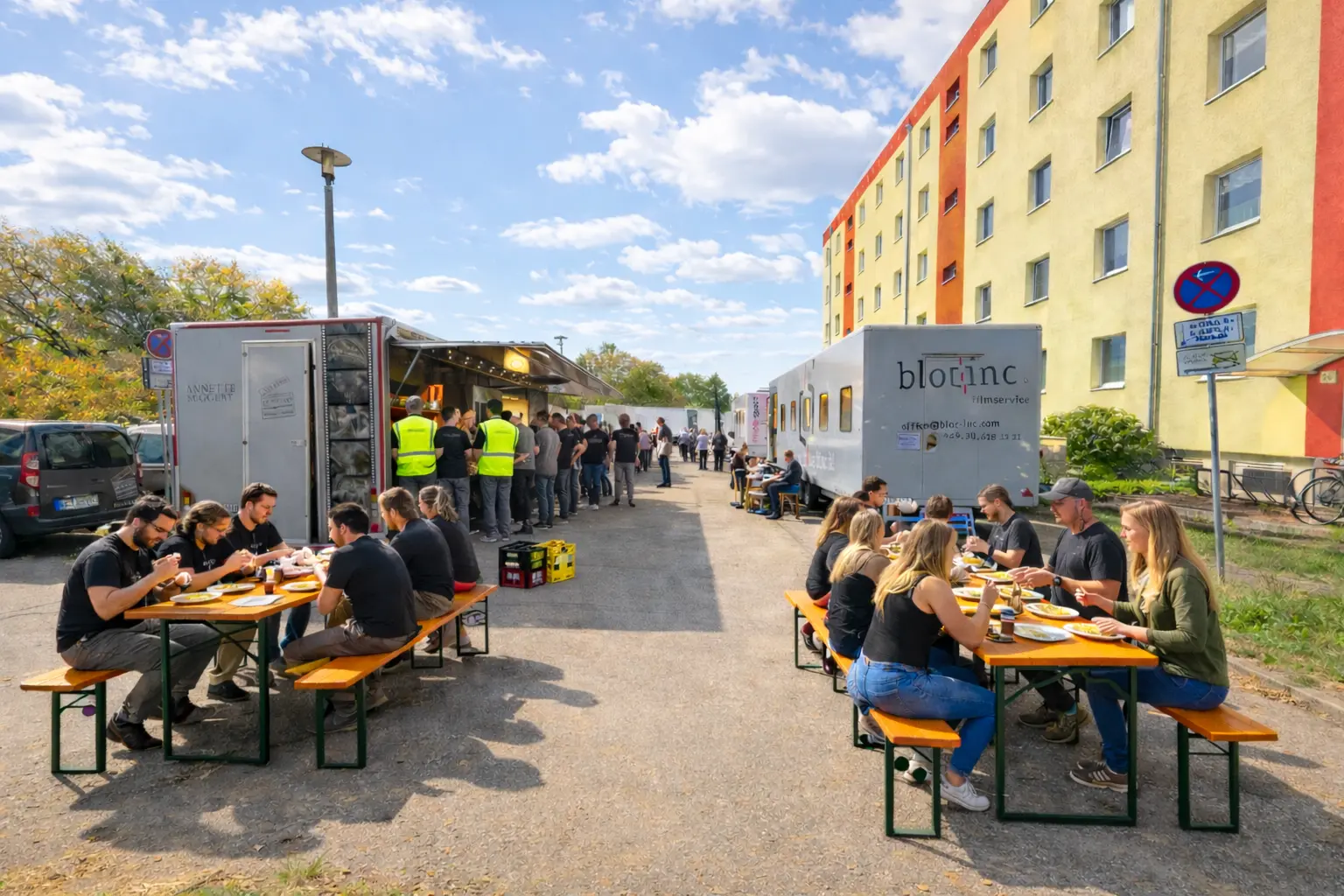 Catering in Potsdam Babelsberg mit großem Team